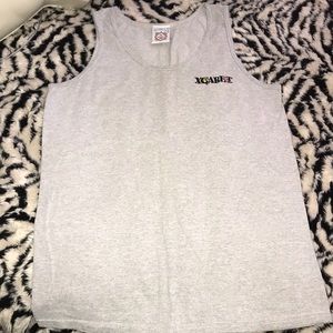 Yacht club Xcaret Medium grey vintage tank 💕